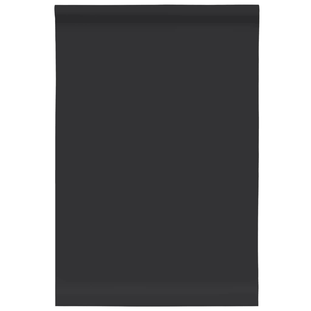 Autocolante pentru mobilier, negru mat, 90x500 cm, PVC