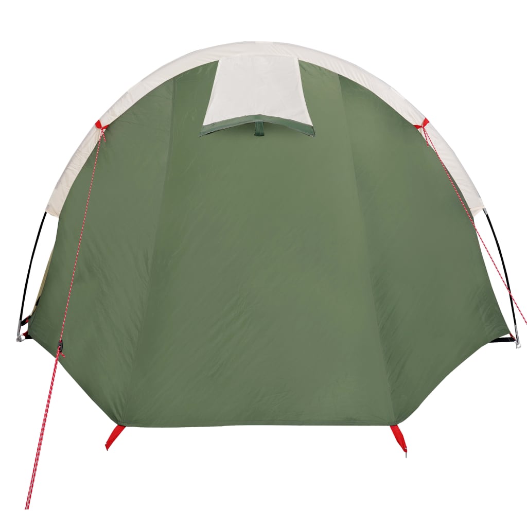 Cort de camping 4 persoane, verde, 405x170x106 cm, tafta 185T - Lando