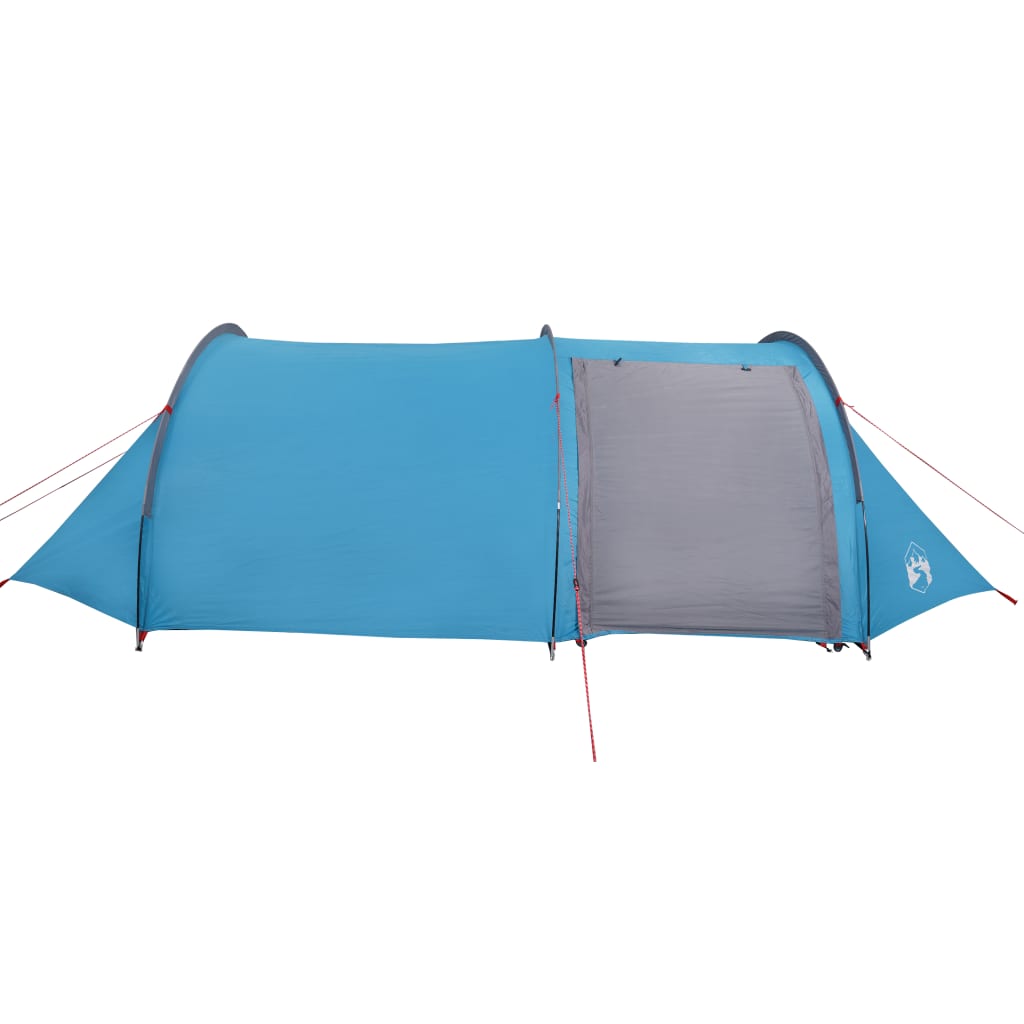 Cort de camping 4 persoane albastru, 405x170x106 cm, tafta 185T - Lando