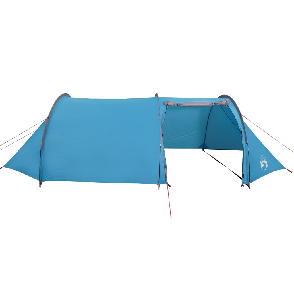 Cort de camping 4 persoane albastru, 405x170x106 cm, tafta 185T - Lando