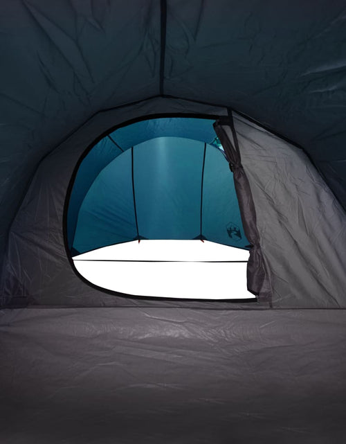 Încărcați imaginea în vizualizatorul Galerie, Cort de camping 4 persoane albastru, 405x170x106 cm, tafta 185T - Lando
