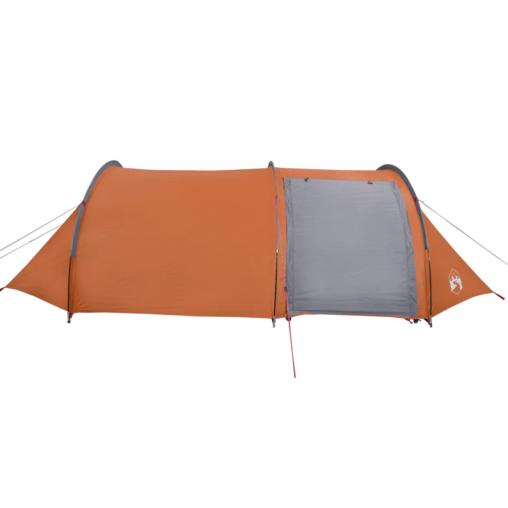 Cort camping 4 persoane gri/portocaliu 405x170x106cm tafta 185T - Lando