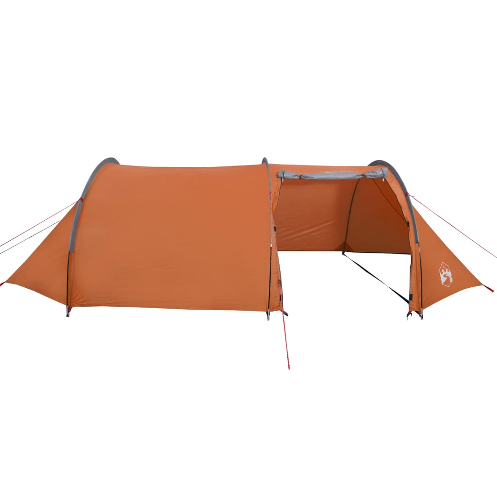 Cort camping 4 persoane gri/portocaliu 405x170x106cm tafta 185T - Lando
