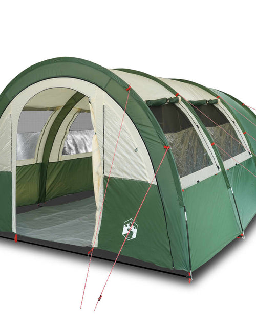 Încărcați imaginea în vizualizatorul Galerie, Cort de camping 4 persoane, verde, 483x340x193 cm, tafta 185T - Lando
