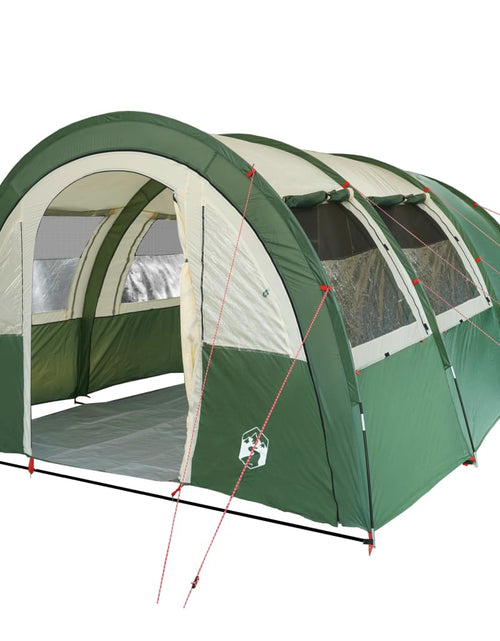 Încărcați imaginea în vizualizatorul Galerie, Cort de camping 4 persoane, verde, 483x340x193 cm, tafta 185T - Lando
