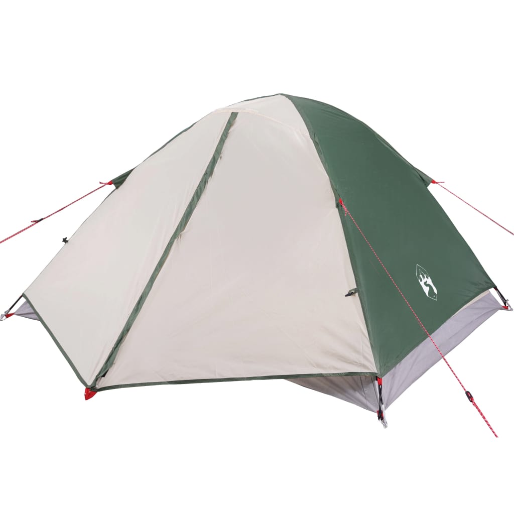 Cort de camping 3 persoane verde, 240x217x120 cm, tafta 190T - Lando