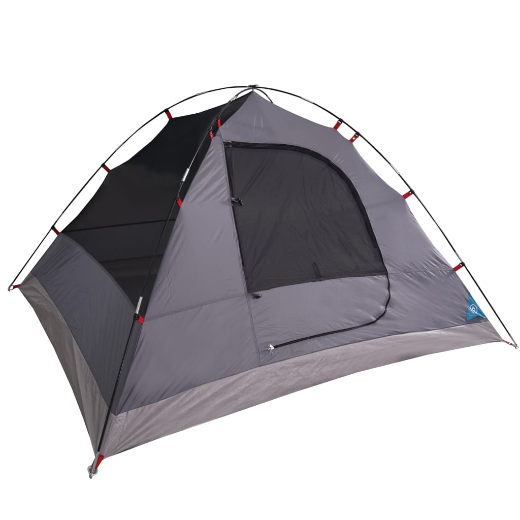 Cort de camping 3 persoane albastru, 240x217x120 cm, tafta 190T - Lando