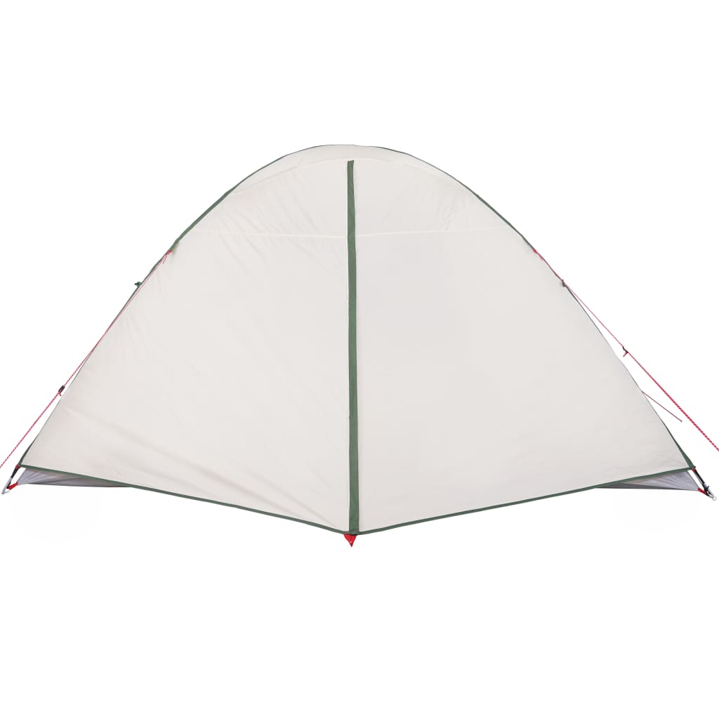 Cort de camping 6 persoane verde, 348x340x190 cm, tafta 190T - Lando