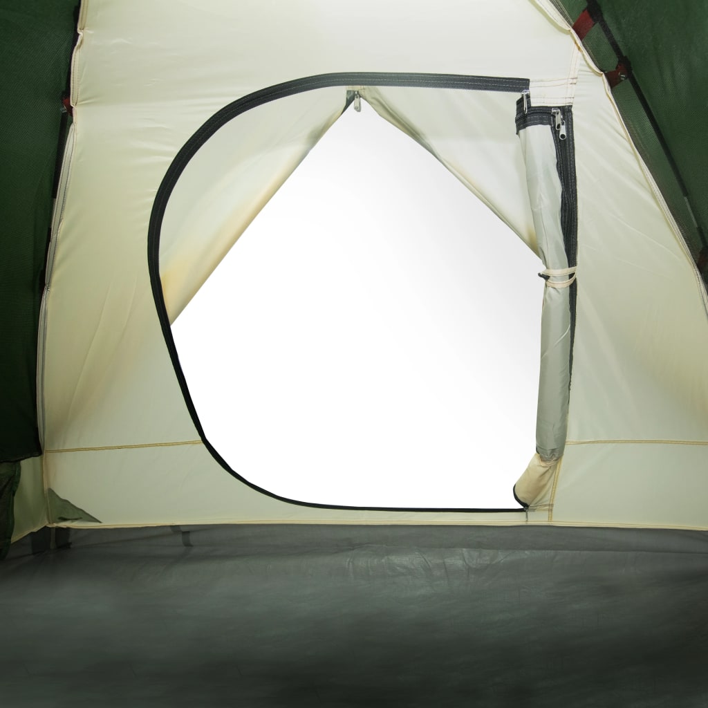 Cort de camping 6 persoane verde, 348x340x190 cm, tafta 190T - Lando