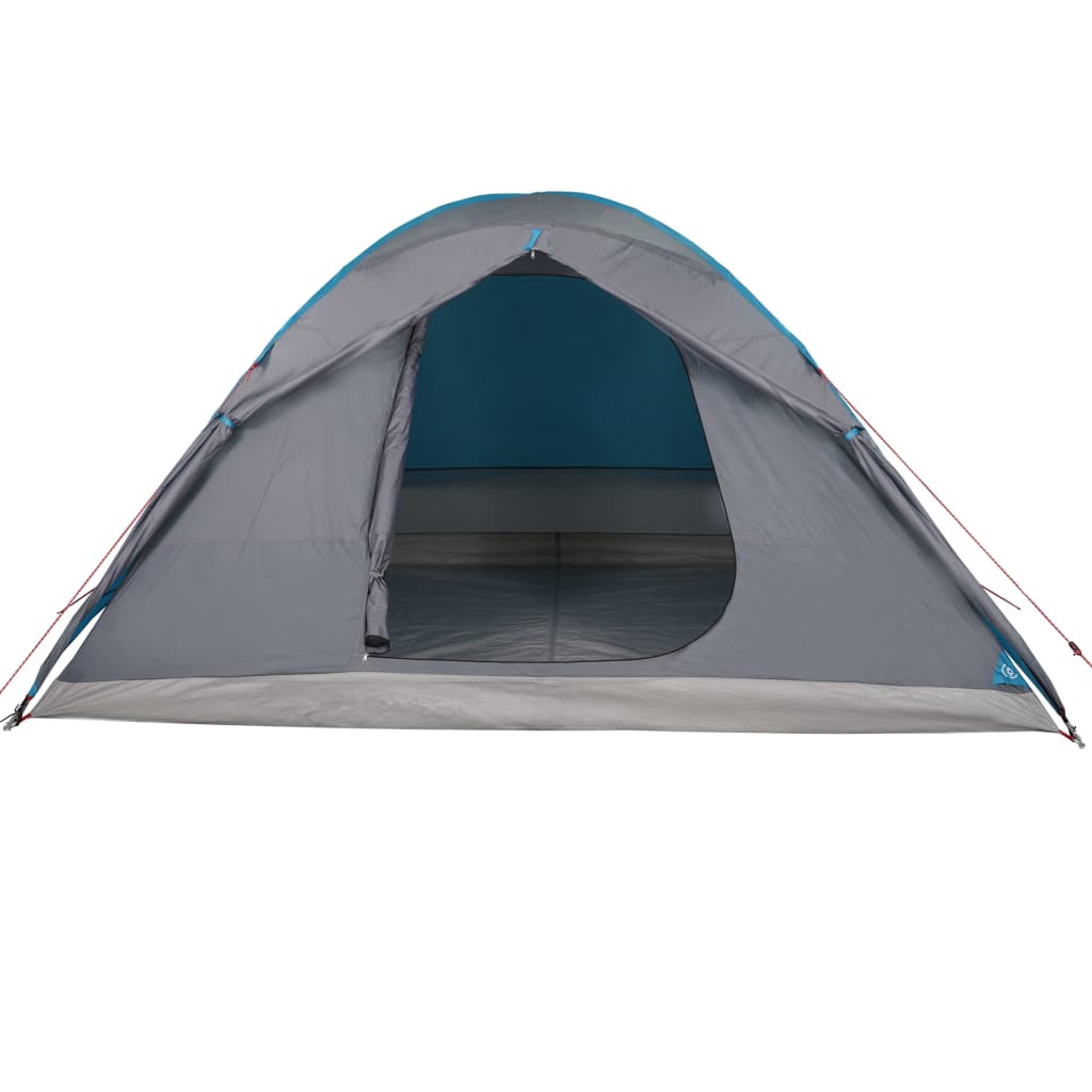 Cort de camping 6 persoane albastru, 348x340x190 cm, tafta 190T - Lando