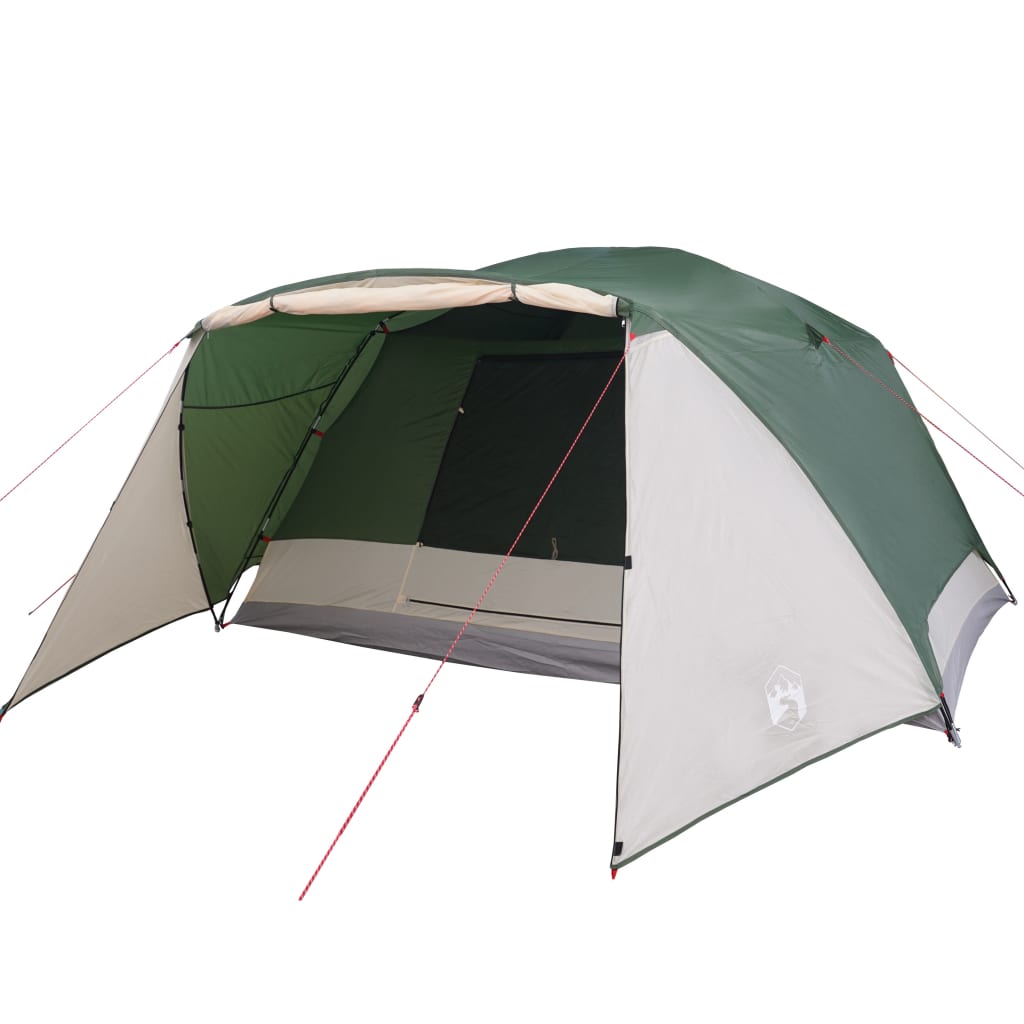 Cort de camping 4 persoane verde, 350x280x155 cm, tafta 190T - Lando