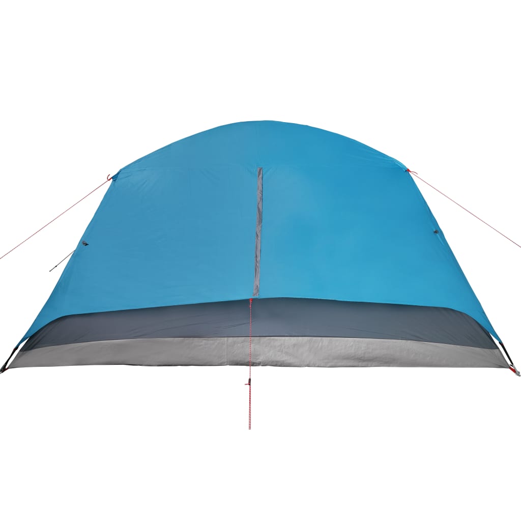 Cort de camping 4 persoane albastru, 350x280x155 cm, tafta 190T - Lando