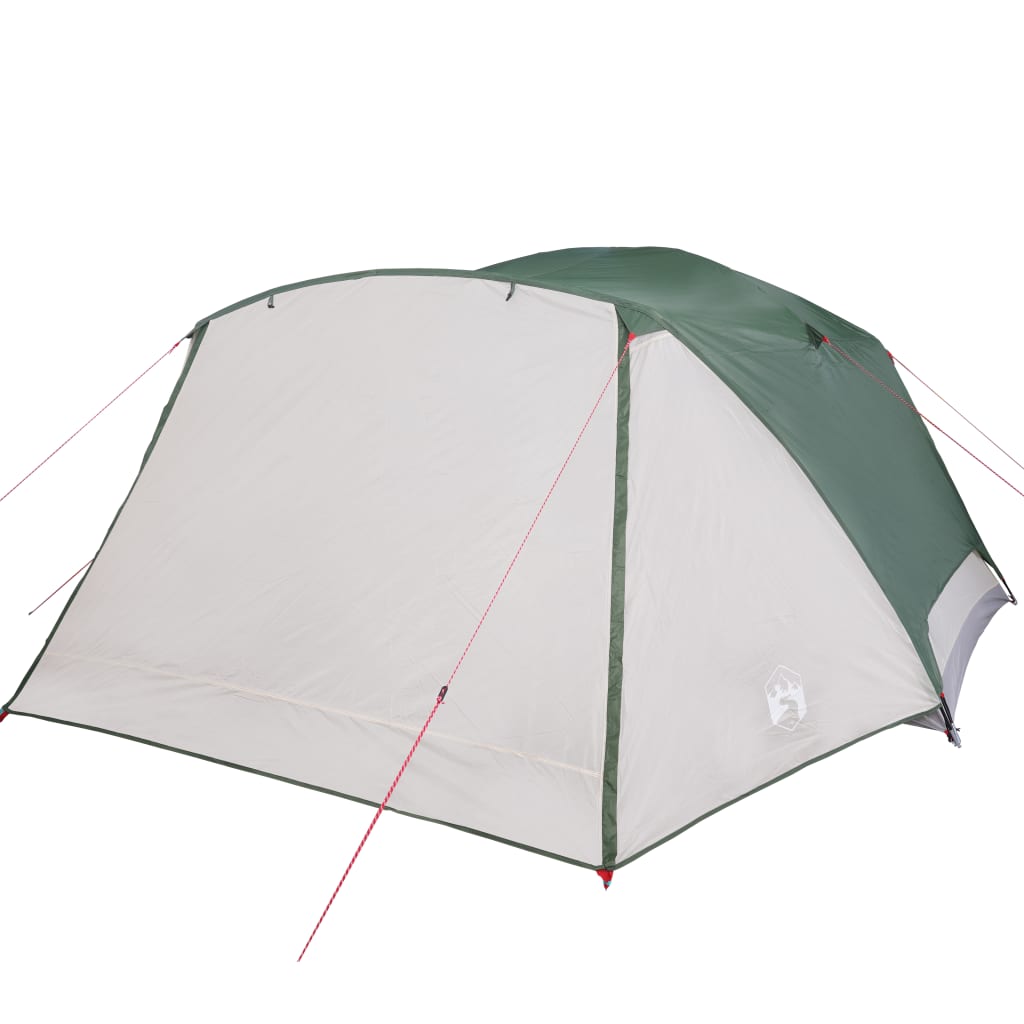 Cort de camping 6 persoane verde, 412x370x190 cm, tafta 190T - Lando