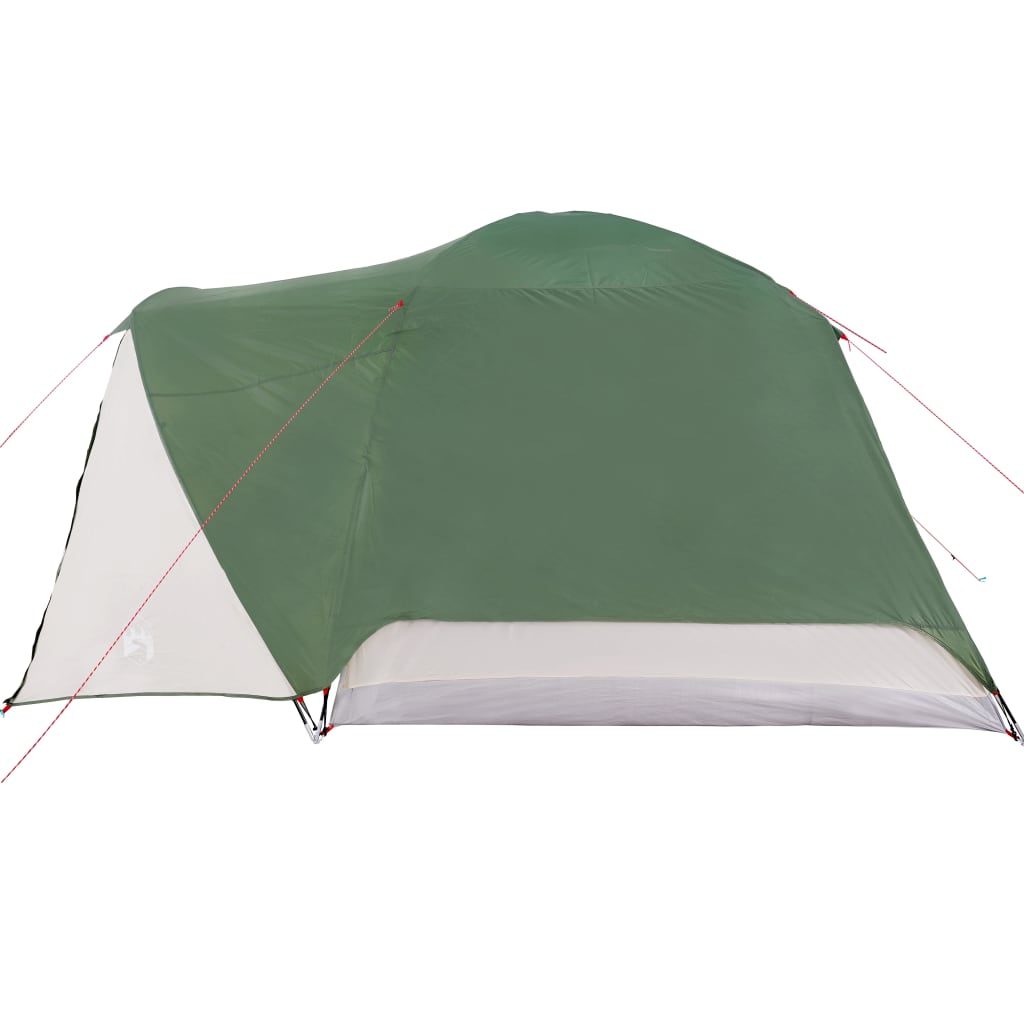 Cort de camping 6 persoane verde, 412x370x190 cm, tafta 190T - Lando