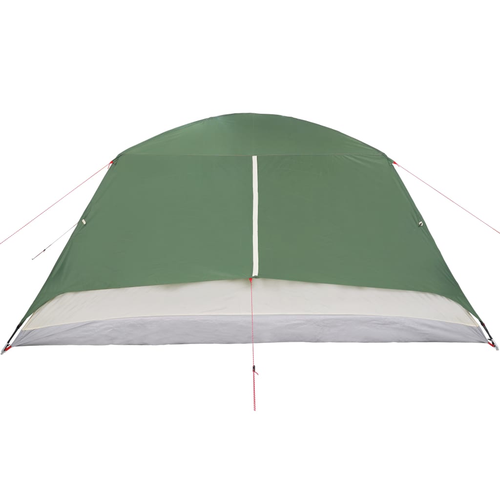 Cort de camping 6 persoane verde, 412x370x190 cm, tafta 190T - Lando
