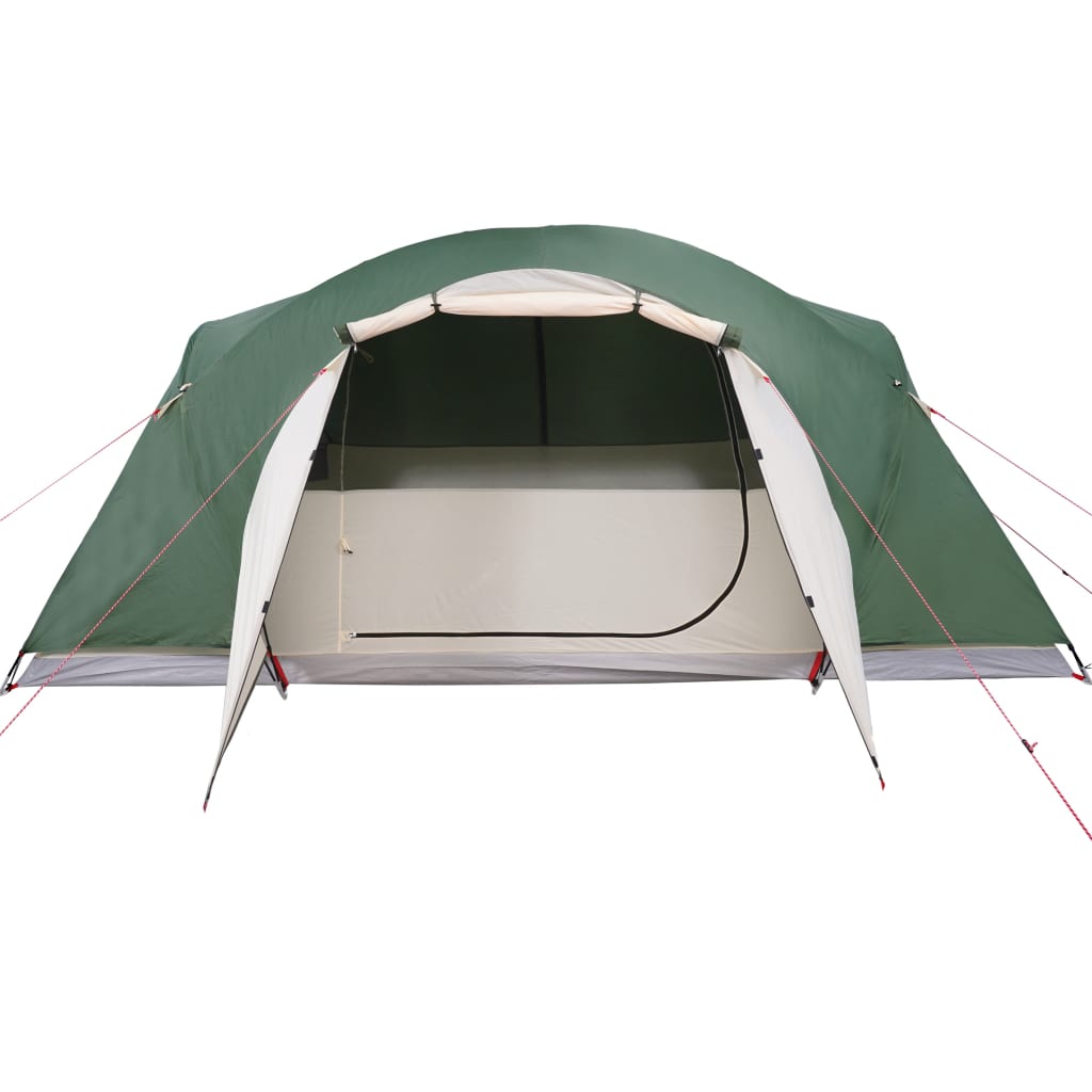 Cort de camping 8 persoane verde, 360x430x195 cm, tafta 190T - Lando