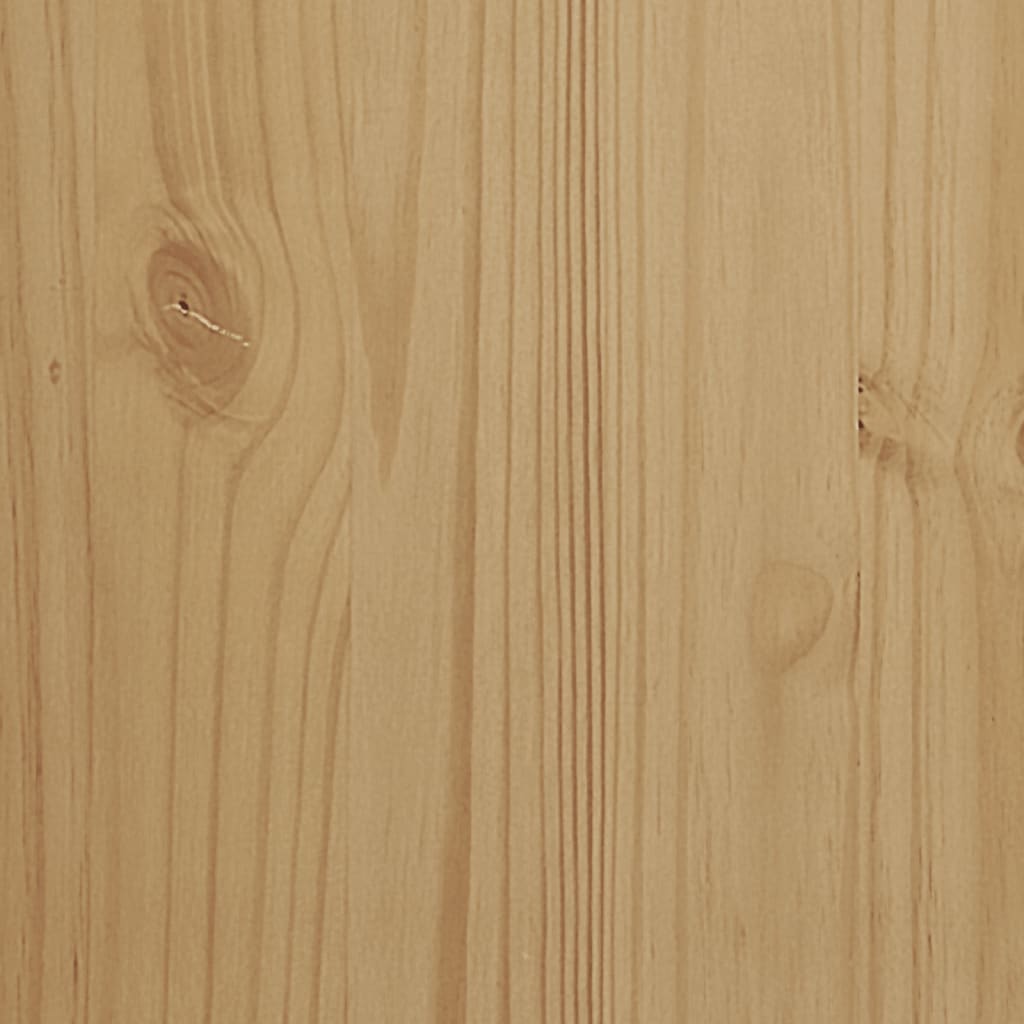 Dulap FLORO, maro ceară, 114x43x74 cm, lemn masiv pin