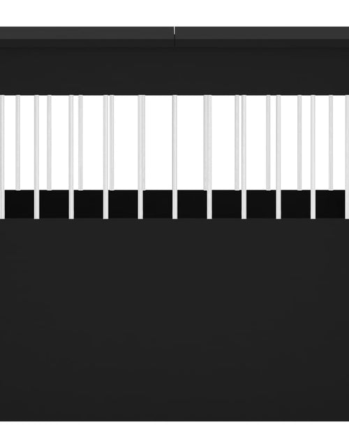 Загрузите изображение в средство просмотра галереи, Ladă pentru câini, negru, 64,5x80x71 cm, lemn compozit
