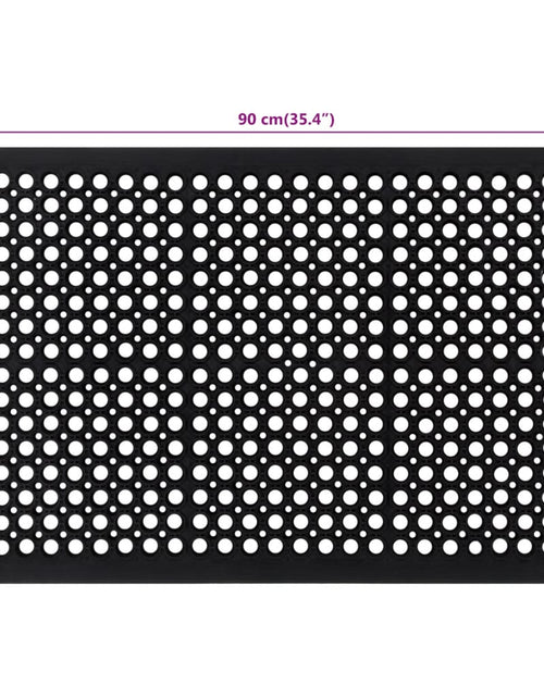 Încărcați imaginea în vizualizatorul Galerie, Covoraș de ușă dreptunghiular, 60x90 cm, cauciuc
