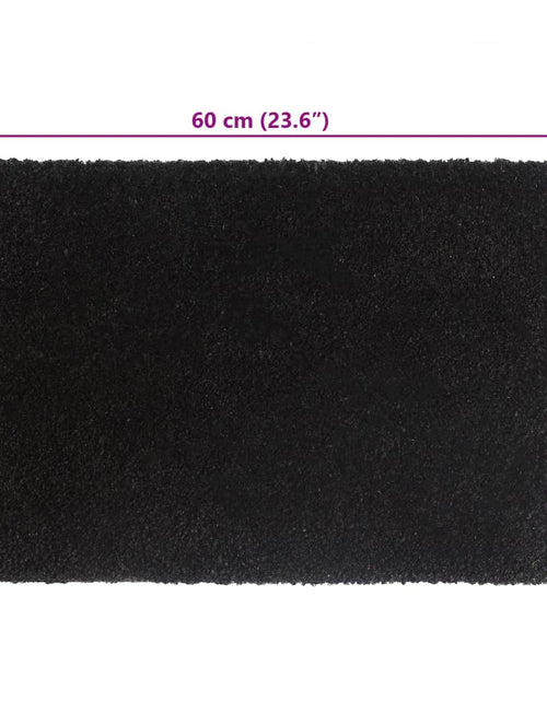 Încărcați imaginea în vizualizatorul Galerie, Covoraș de ușă, 5 buc., negru, 40x60 cm, fibre de cocos
