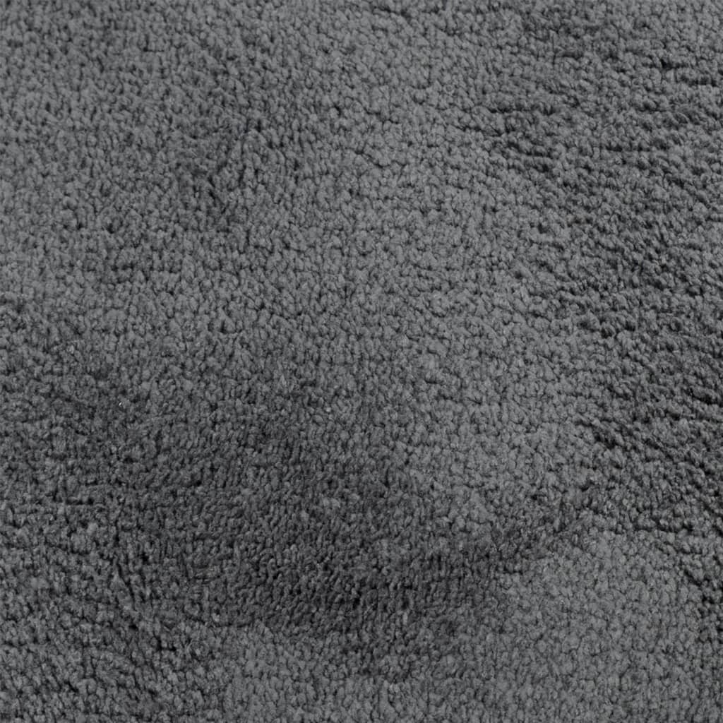Covor „OVIEDO”, fire scurte, antracit, 120x120 cm - Lando