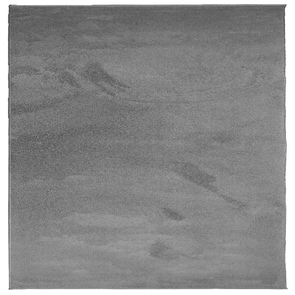 Covor „OVIEDO”, fire scurte, antracit, 160x160 cm
