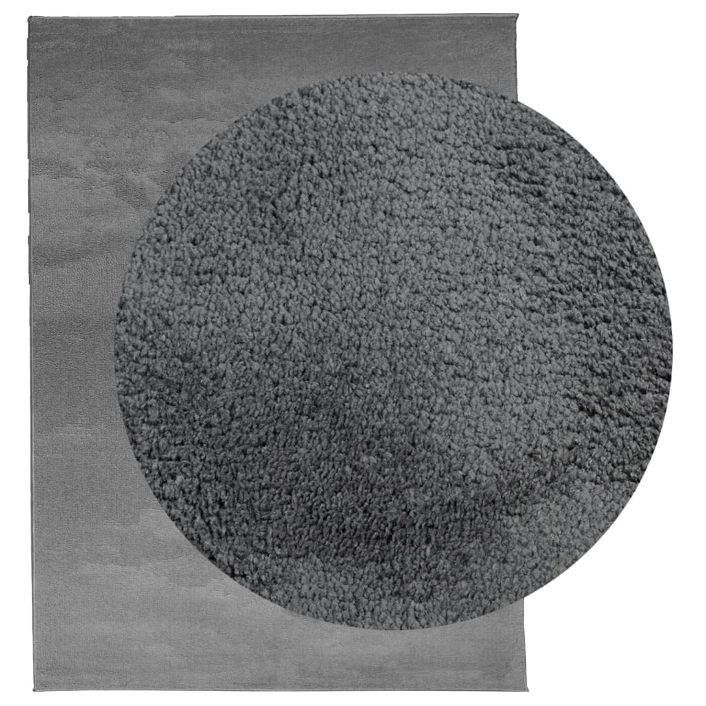 Covor „OVIEDO”, fire scurte, antracit, 240x340 cm