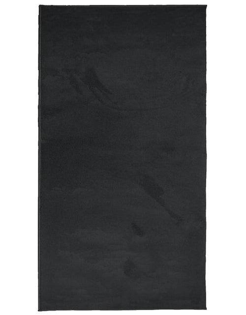 Încărcați imaginea în vizualizatorul Galerie, Covor „OVIEDO”, fire scurte, negru, 60x110 cm - Lando
