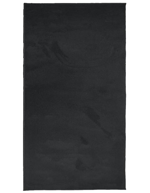 Încărcați imaginea în vizualizatorul Galerie, Covor „OVIEDO”, fire scurte, negru, 80x150 cm - Lando
