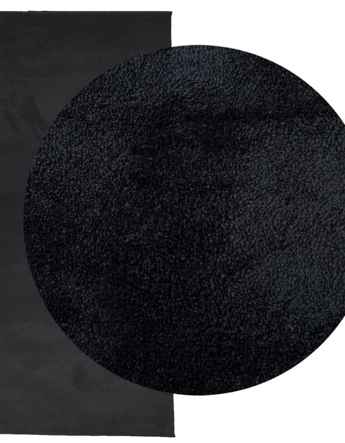 Încărcați imaginea în vizualizatorul Galerie, Covor „OVIEDO”, fire scurte, negru, 100x200 cm - Lando
