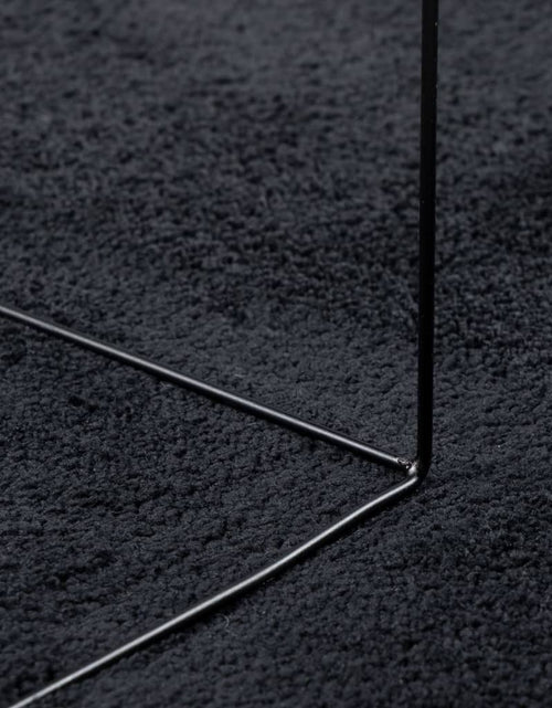 Încărcați imaginea în vizualizatorul Galerie, Covor „OVIEDO”, fire scurte, negru, 100x200 cm - Lando
