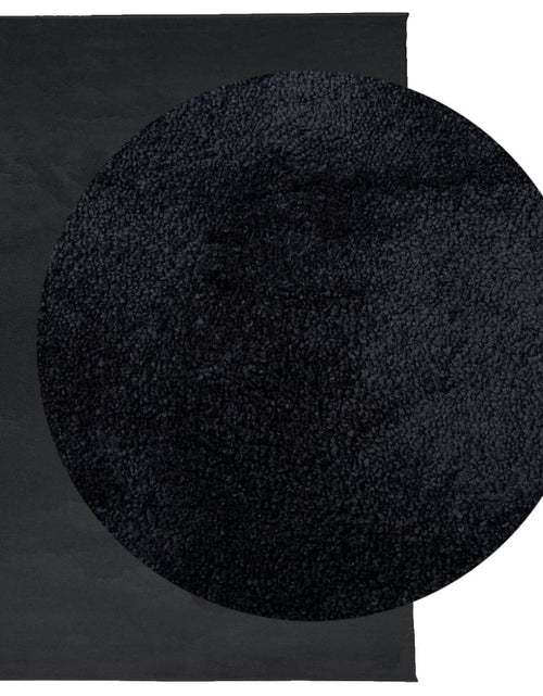 Încărcați imaginea în vizualizatorul Galerie, Covor „OVIEDO”, fire scurte, negru, 120x170 cm - Lando
