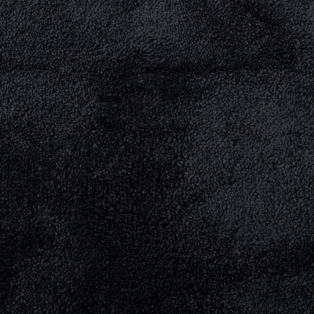 Covor „OVIEDO”, fire scurte, negru, 120x170 cm - Lando