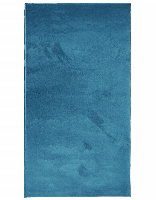 Încărcați imaginea în vizualizatorul Galerie, Covor „OVIEDO”, fire scurte, turcoaz, 60x110 cm
