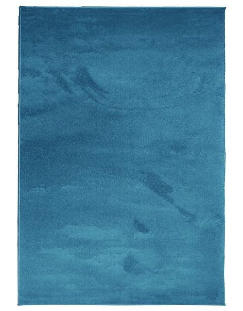 Încărcați imaginea în vizualizatorul Galerie, Covor „OVIEDO”, fire scurte, turcoaz, 120x170 cm
