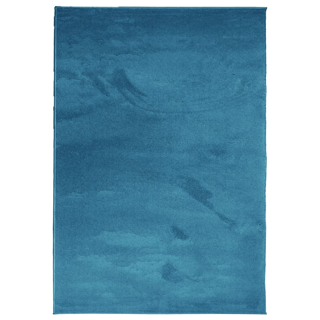 Covor „OVIEDO”, fire scurte, turcoaz, 120x170 cm