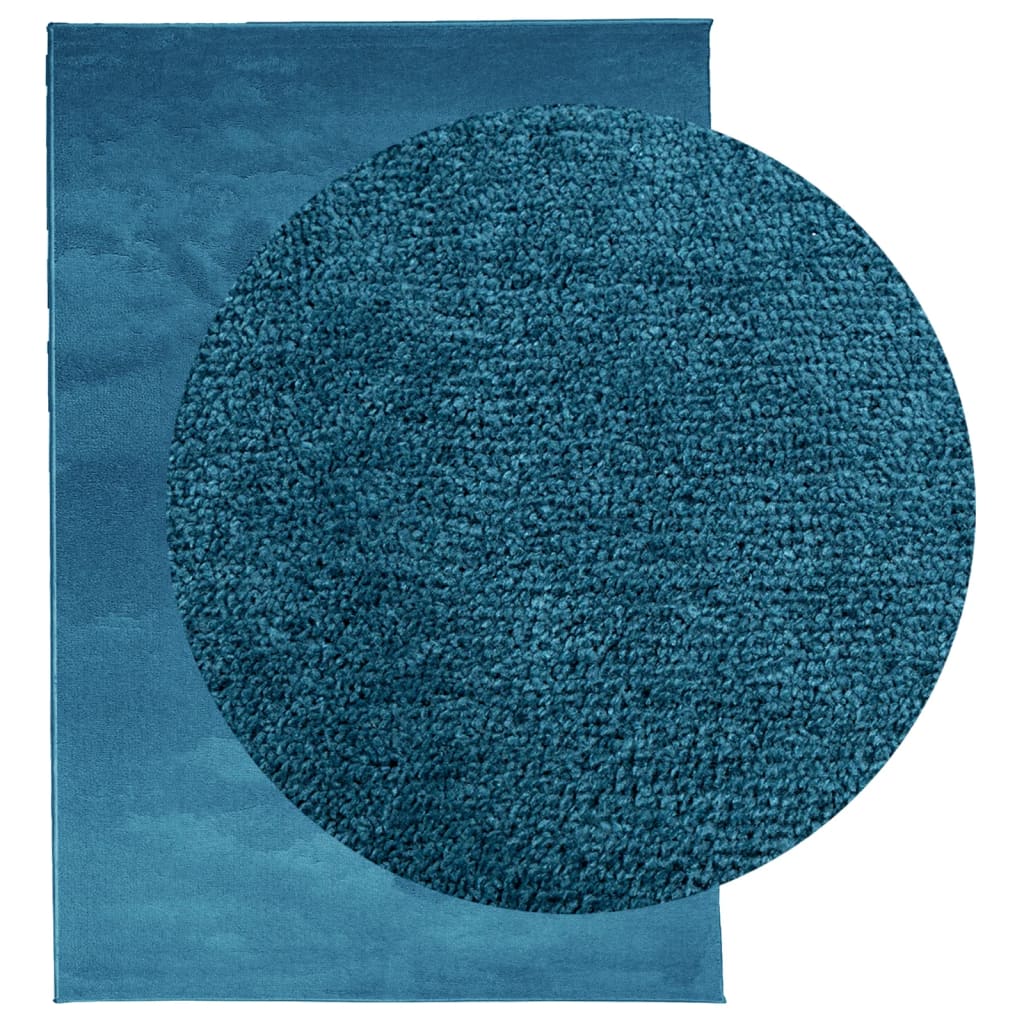 Covor „OVIEDO”, fire scurte, turcoaz, 120x170 cm