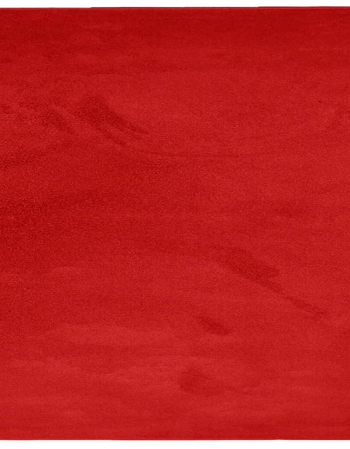 Încărcați imaginea în vizualizatorul Galerie, Covor „OVIEDO”, fire scurte, roșu, 160x160 cm - Lando
