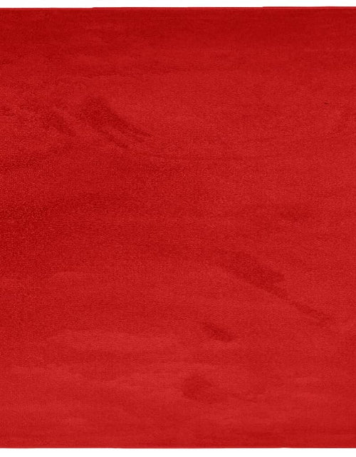 Încărcați imaginea în vizualizatorul Galerie, Covor „OVIEDO”, fire scurte, roșu, 200x200 cm - Lando
