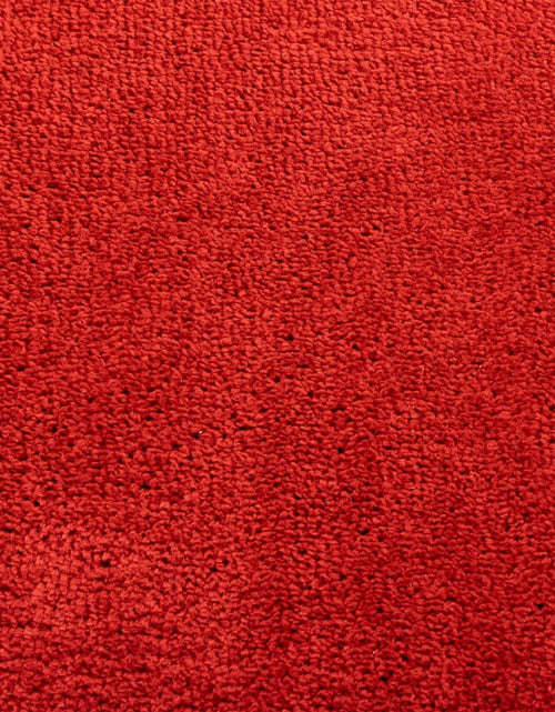 Încărcați imaginea în vizualizatorul Galerie, Covor „OVIEDO”, fire scurte, roșu, Ø 80 cm

