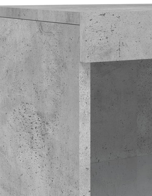 Încărcați imaginea în vizualizatorul Galerie, Servantă cu lumini LED, gri beton, 60,5x37x100 cm
