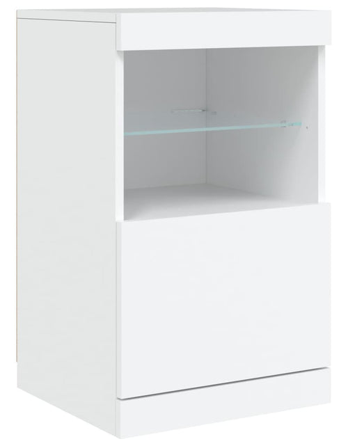 Încărcați imaginea în vizualizatorul Galerie, Dulap cu lumini LED, alb, 162x37x67 cm
