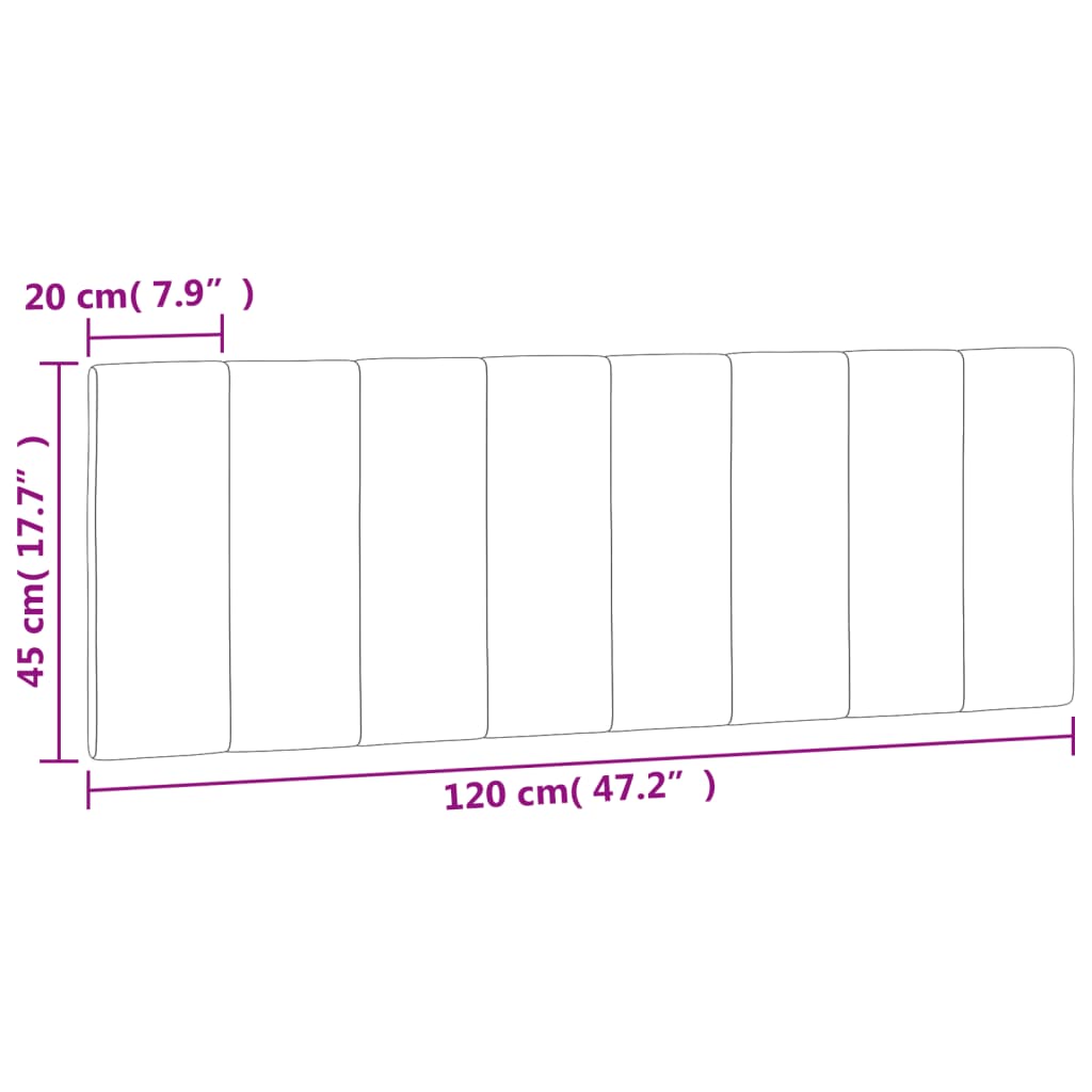 Pernă tăblie de pat, verde, 120 cm, catifea