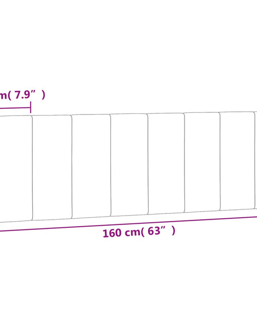 Încărcați imaginea în vizualizatorul Galerie, Pernă tăblie de pat, gri închis, 160 cm, catifea
