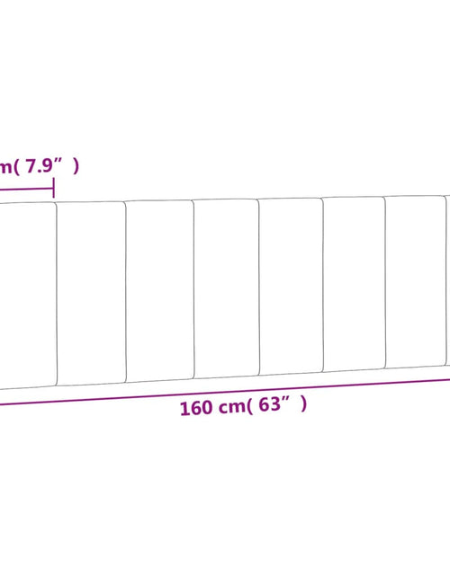 Загрузите изображение в средство просмотра галереи, Pernă tăblie de pat, negru, 160 cm, catifea
