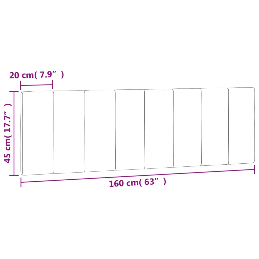 Pernă tăblie de pat, negru, 160 cm, catifea