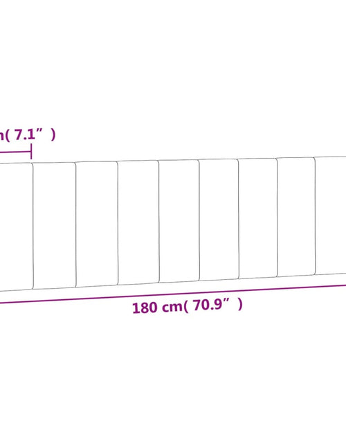 Încărcați imaginea în vizualizatorul Galerie, Pernă tăblie de pat, gri închis, 180 cm, catifea
