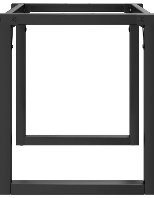 Загрузите изображение в средство просмотра галереи, Picioare Măsuță de cafea O-Frame 80x40x43 cm Fontă - Lando
