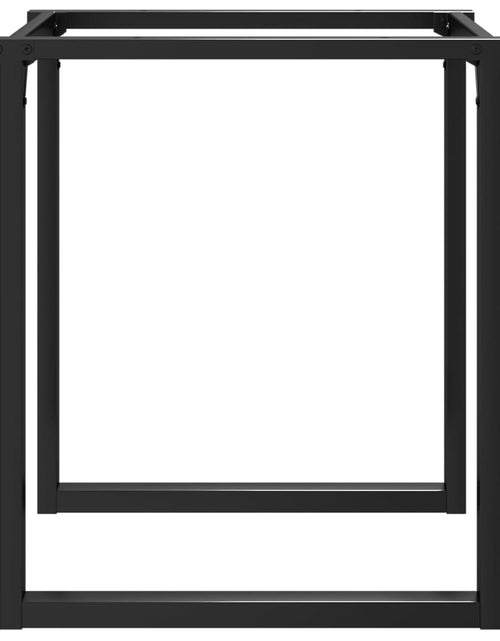 Загрузите изображение в средство просмотра галереи, Picioare Măsuță de cafea O-Frame 70x70x73 cm Fontă
