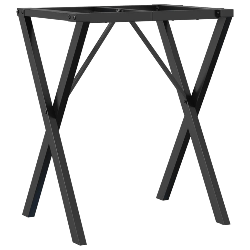 Picioare masă de sufragerie X-Frame 50x40x73 cm Fontă